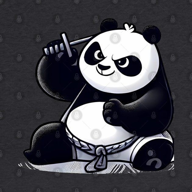 Kung Fu Panda T-shirt by Pastew Stdio